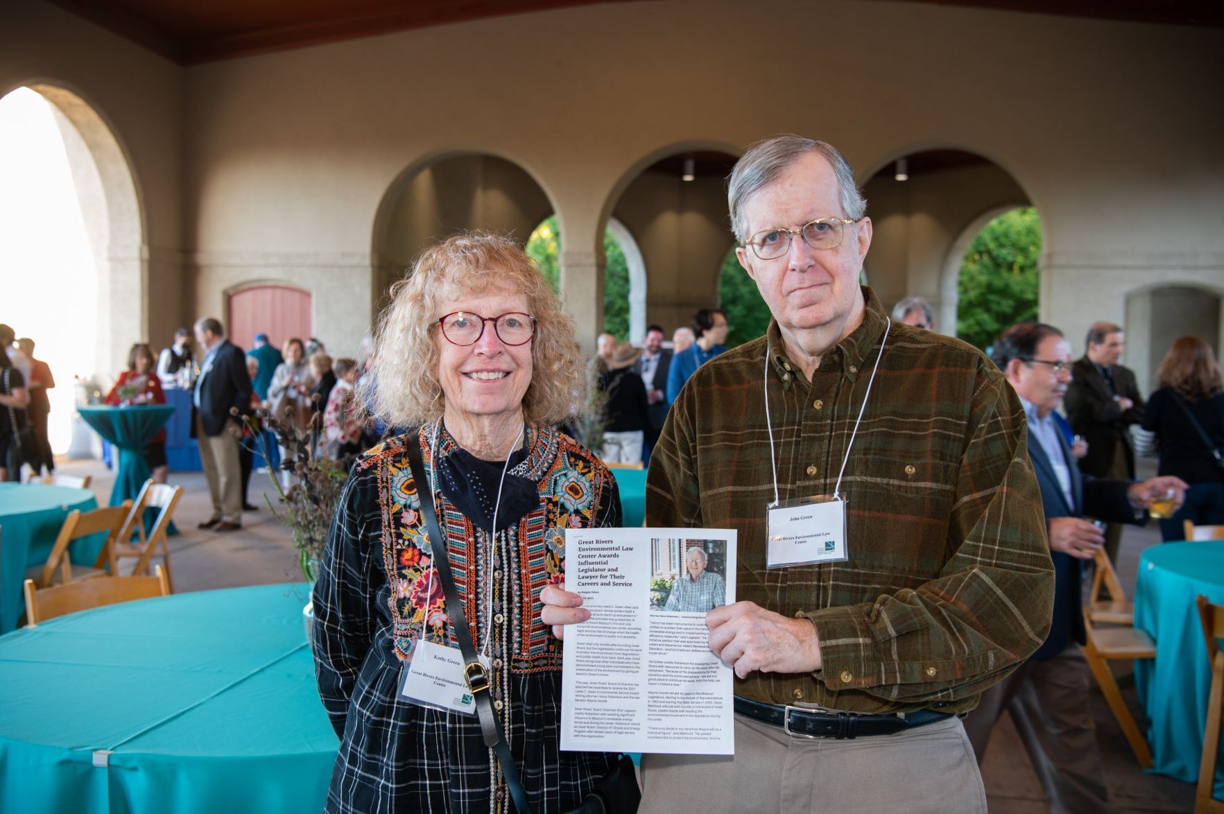Kathy and John Green